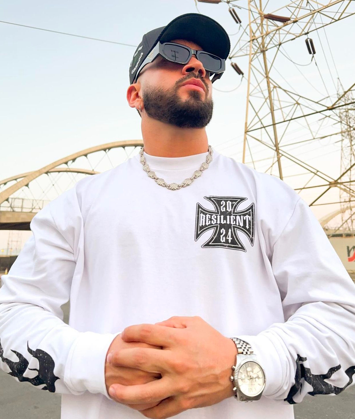 Resilient White Long Sleeve