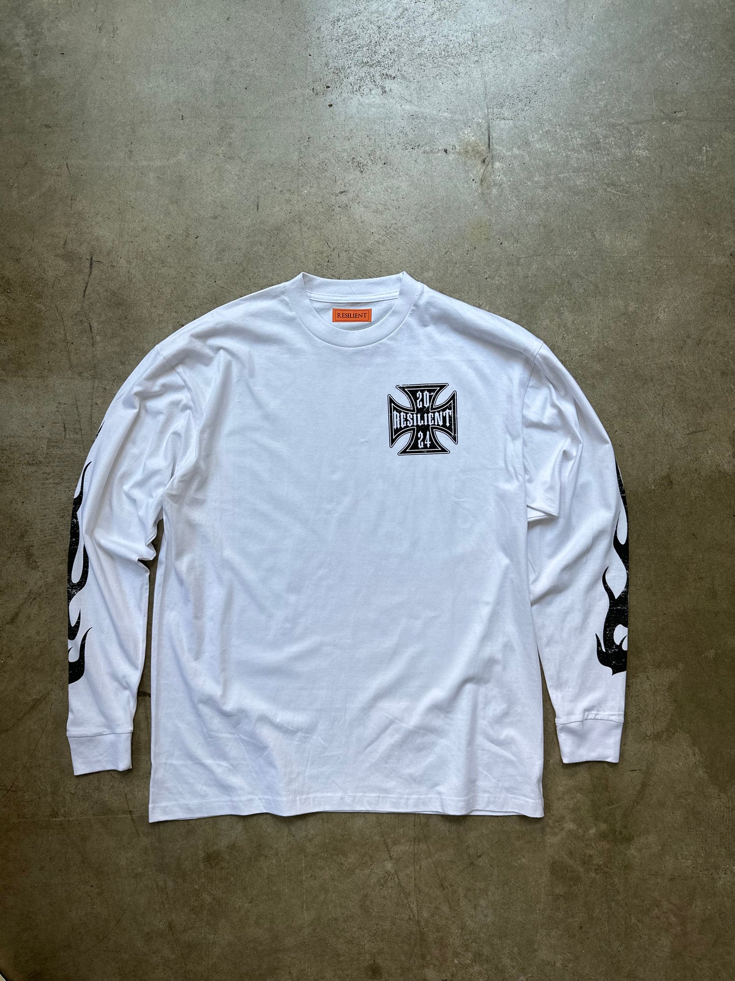 Resilient White Long Sleeve