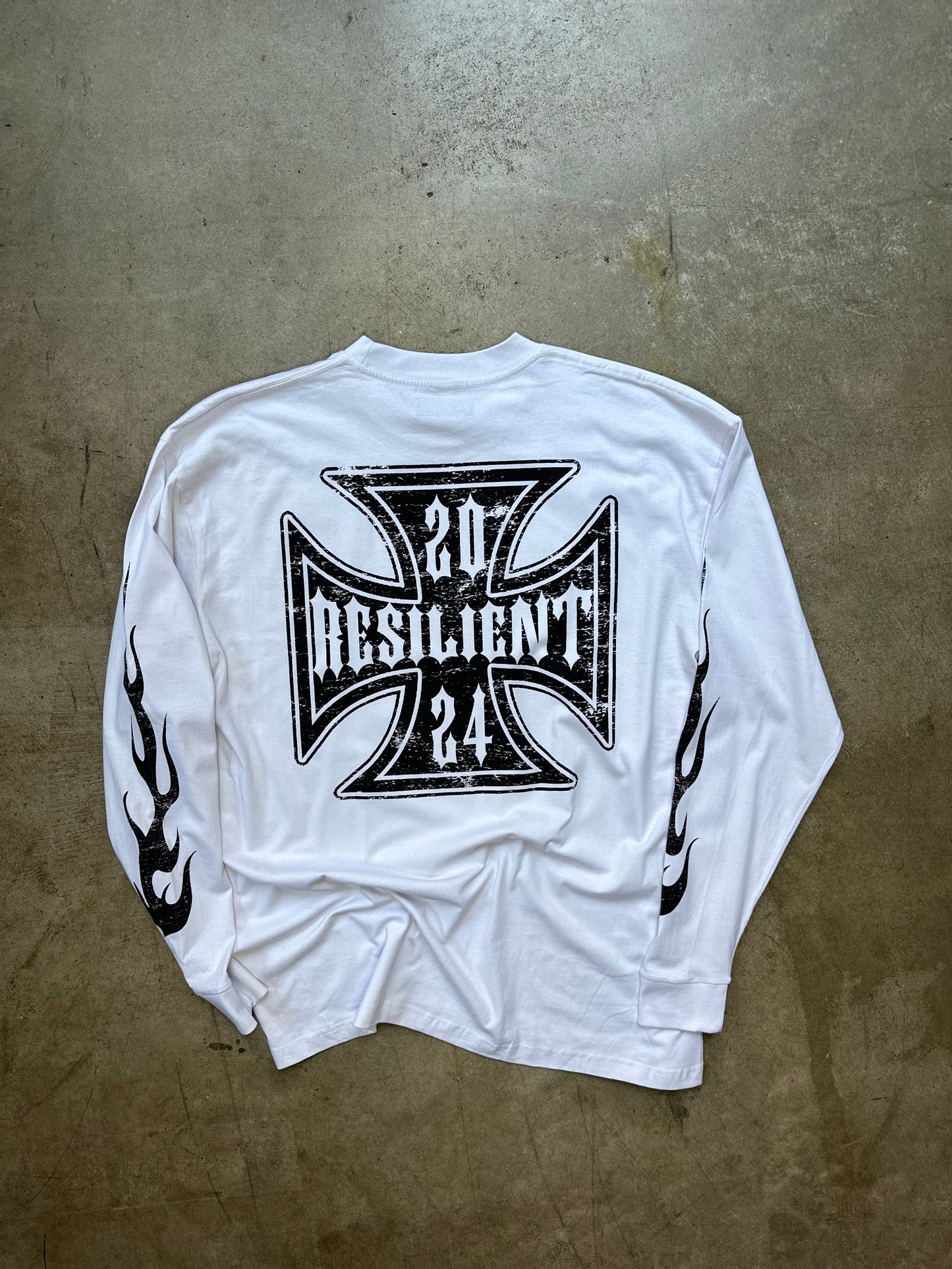 Resilient White Long Sleeve