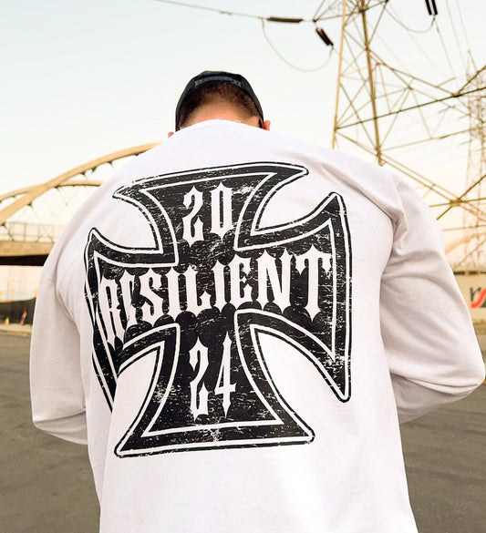 Resilient White Long Sleeve