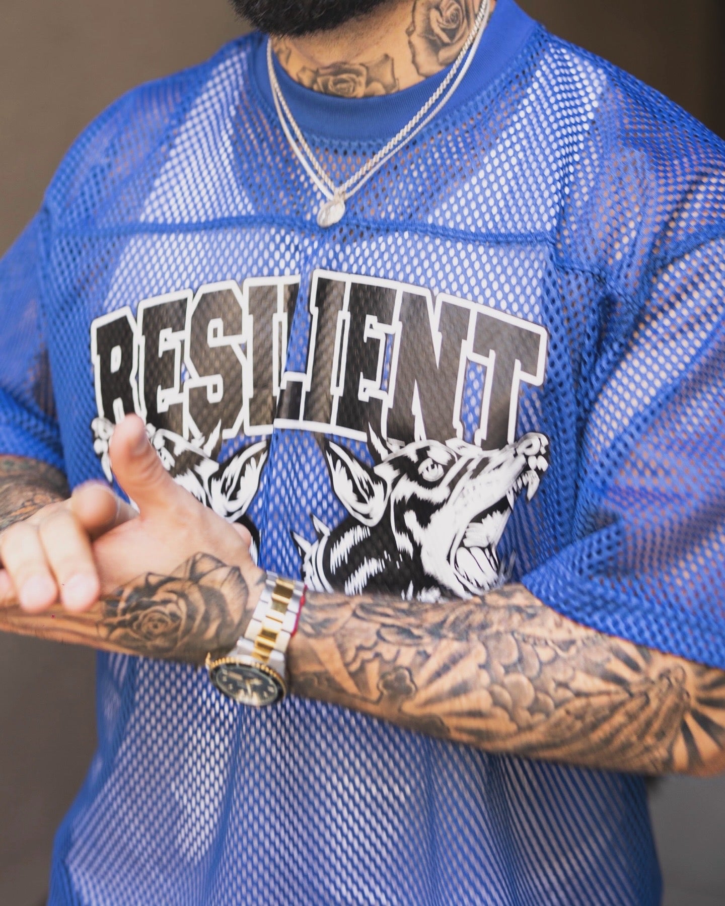 Resilient Athletic Mesh Jersey (royal blue)