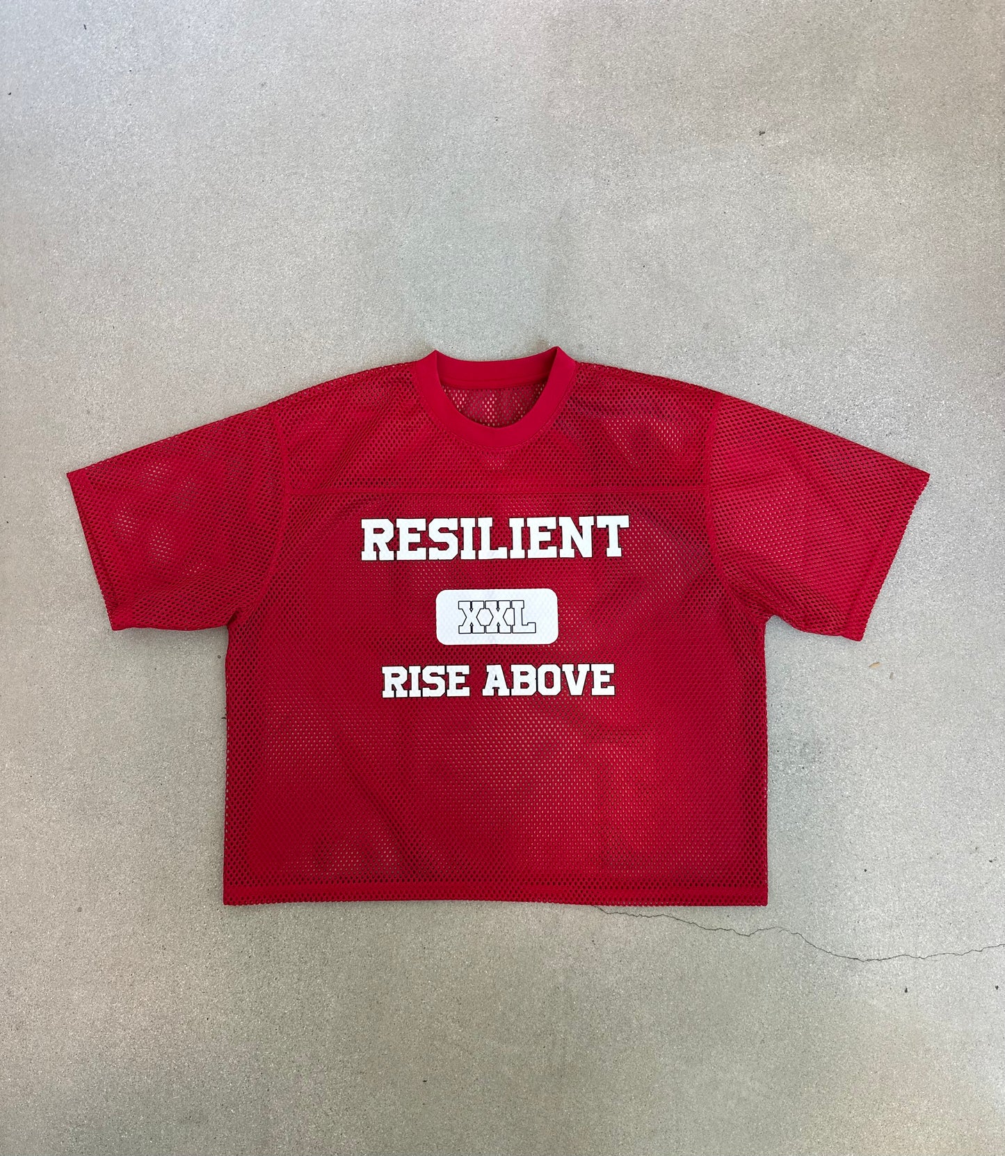 Resilient Athletic Mesh Jersey (Red)