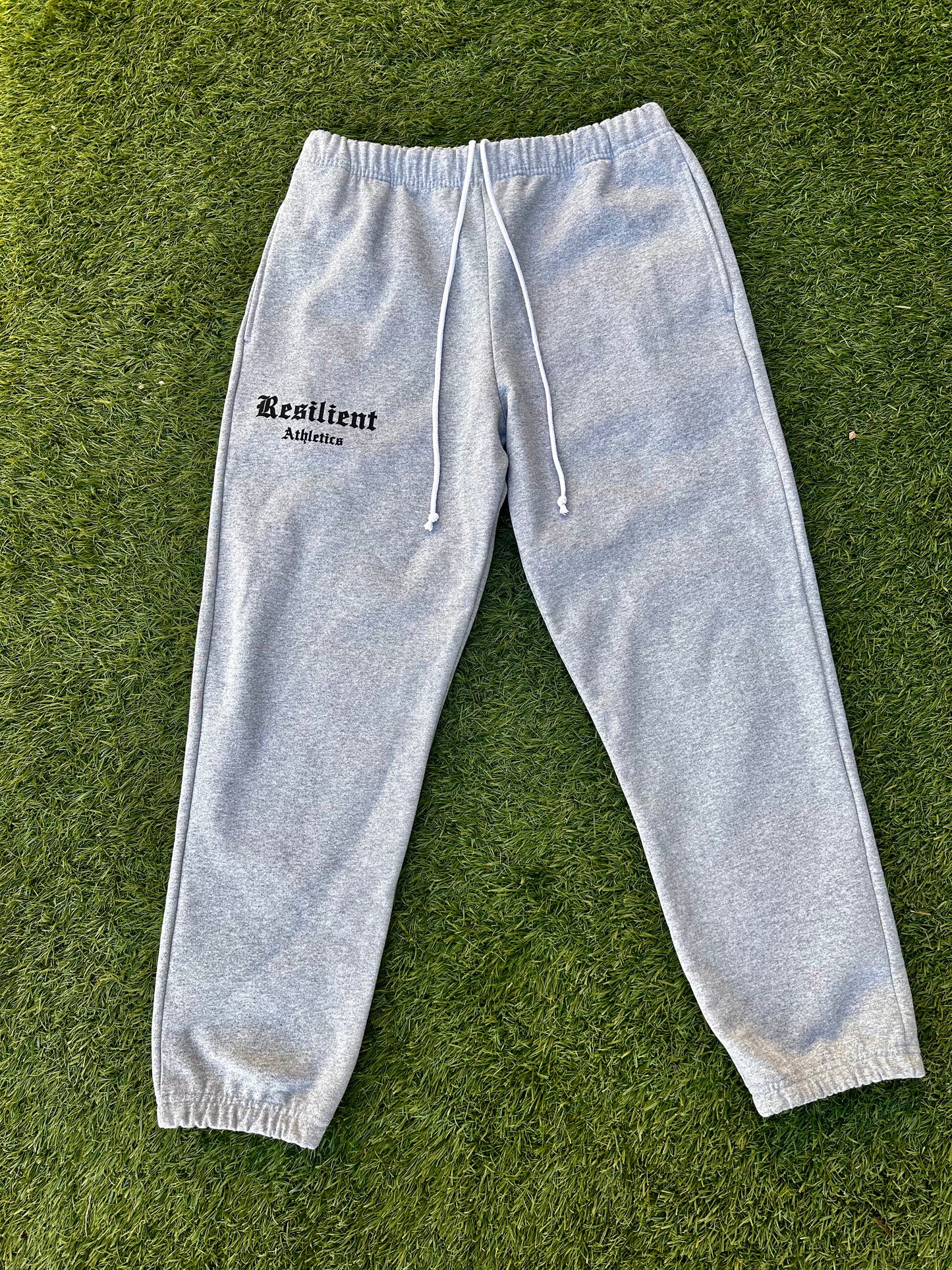 Gray Resilient athletic sweats